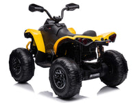 Moderno Kids Can-Am Renegade 24V 4WD Kids Ride-On ATV Quad | Yellow