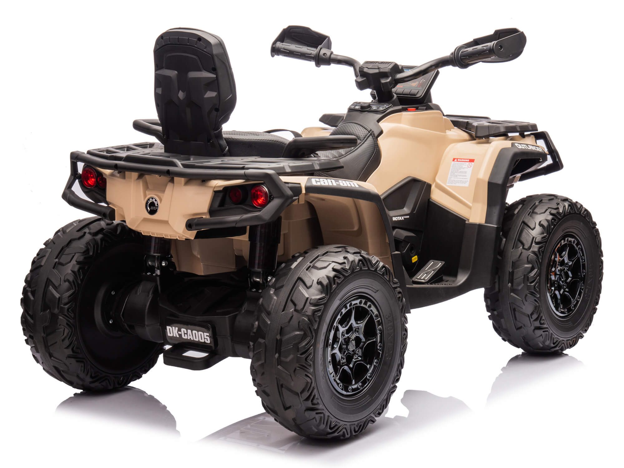 Moderno Kids Can-Am Outlander 24V 4WD Kids Ride-On ATV Quad | Desert Tan
