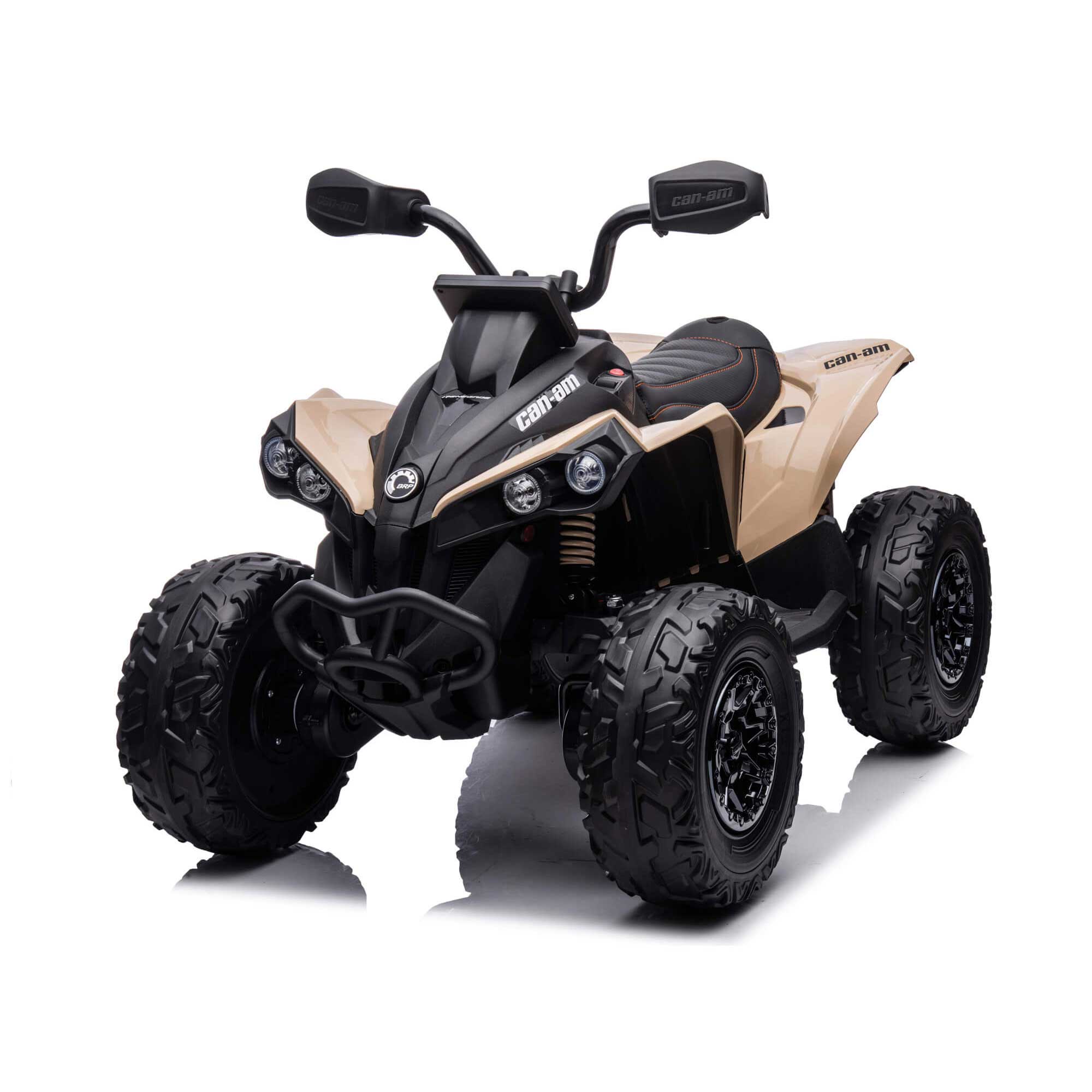 Moderno Kids Can-Am Renegade 24V 4WD Kids Ride-On ATV Quad | Desert Tan