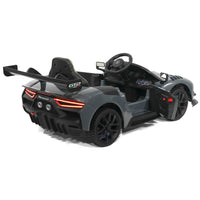 Moderno Kids Maserati GT2 24V Kids Ride-On Car with R/C Parental Remote | Gray