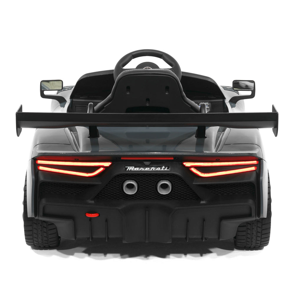 Moderno Kids Maserati GT2 24V Kids Ride-On Car with R/C Parental Remote | Gray