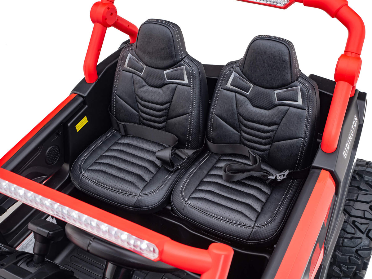 Moderno Kids Ridington MAX-R 24V Kids Ride-On UTV Buggy with R/C Parental Remote | Red