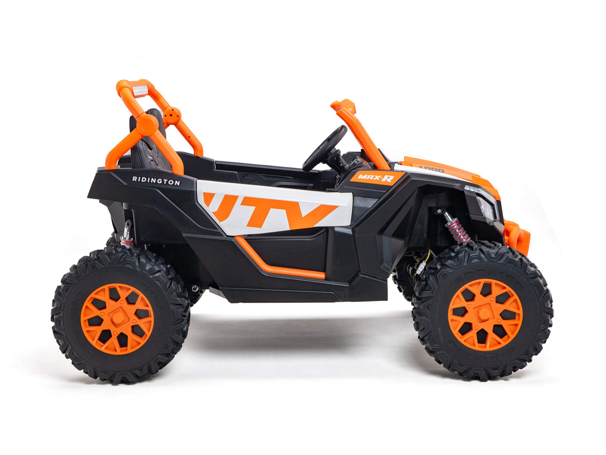 Moderno Kids Ridington MAX-R 24V Kids Ride-On UTV Buggy with R/C Parental Remote | Orange
