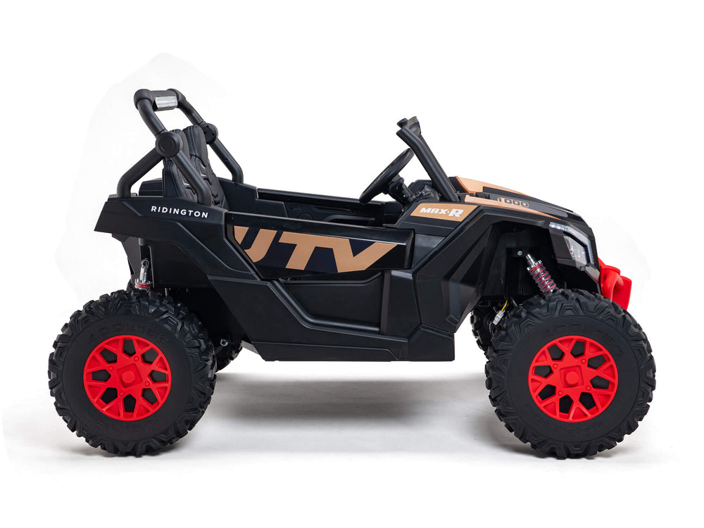 Moderno Kids Ridington MAX-R 24V Kids Ride-On UTV Buggy with R/C Parental Remote | Black