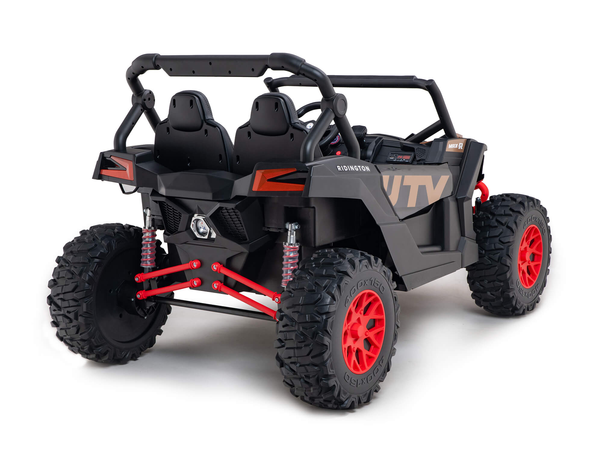 Moderno Kids Ridington MAX-R 24V Kids Ride-On UTV Buggy with R/C Parental Remote | Black