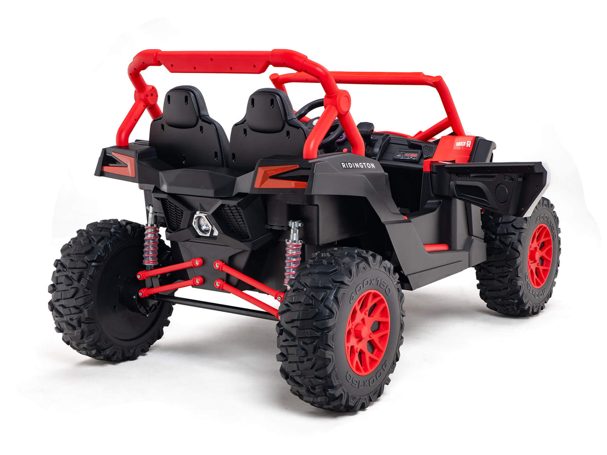 Moderno Kids Ridington MAX-R 24V Kids Ride-On UTV Buggy with R/C Parental Remote | Red-White