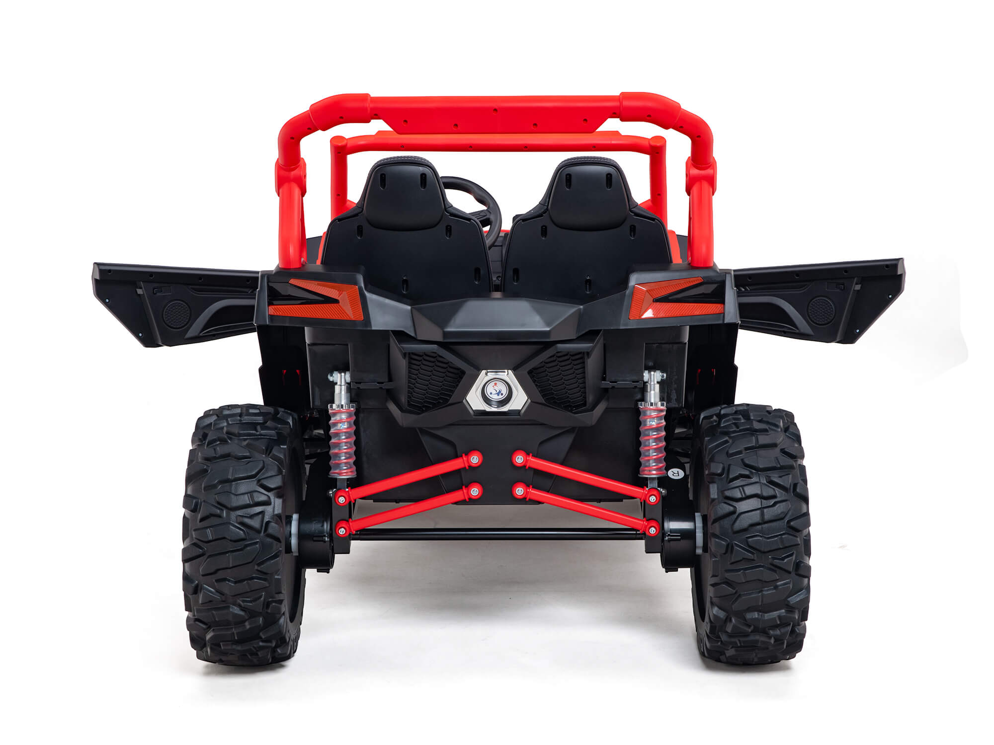 Moderno Kids Ridington MAX-R 24V Kids Ride-On UTV Buggy with R/C Parental Remote | Red-White
