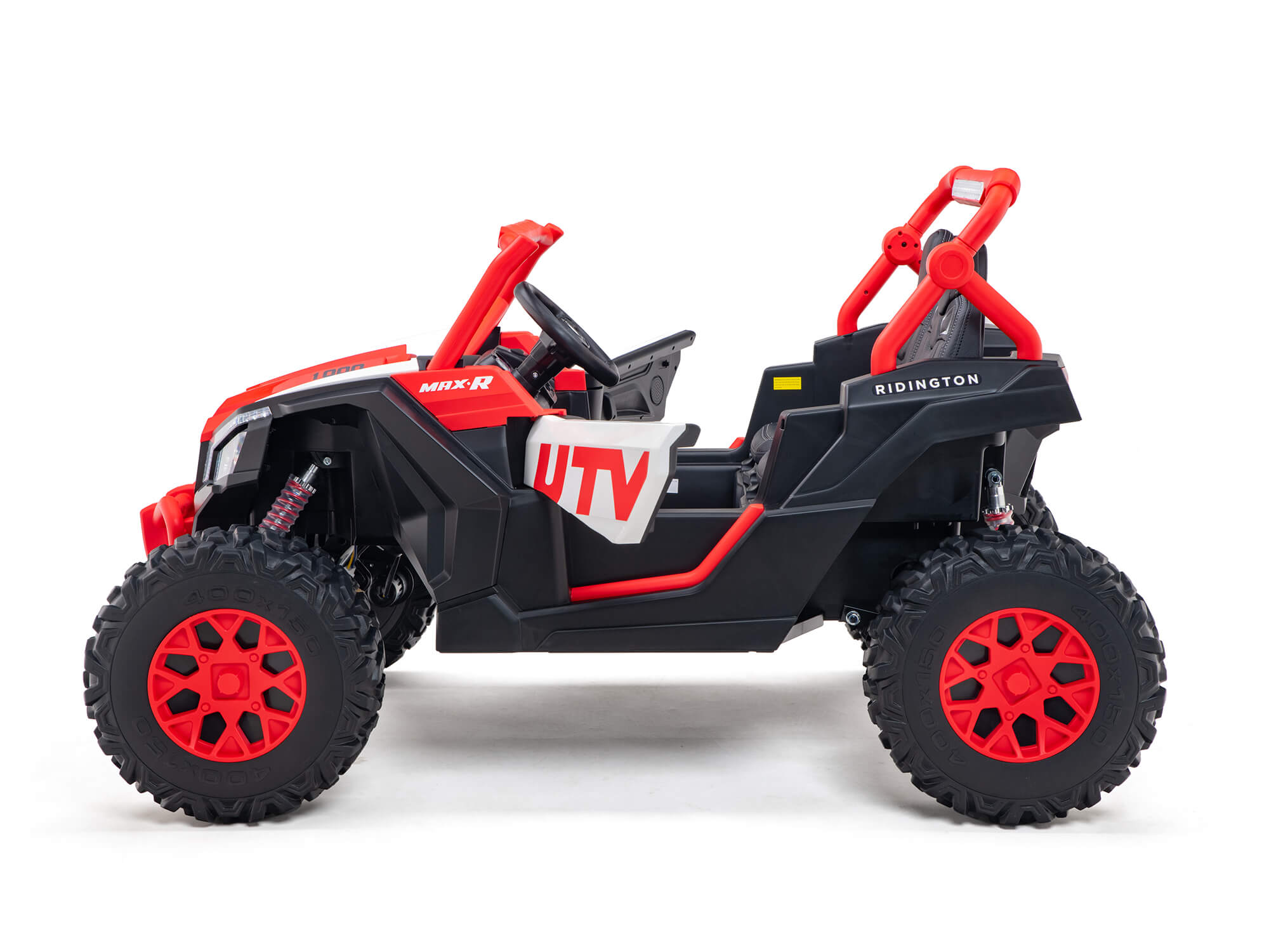 Moderno Kids Ridington MAX-R 24V Kids Ride-On UTV Buggy with R/C Parental Remote | Red-White