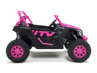 Moderno Kids Ridington MAX-R 24V Kids Ride-On UTV Buggy with R/C Parental Remote | Pink