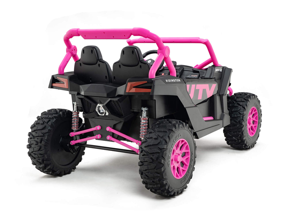 Moderno Kids Ridington MAX-R 24V Kids Ride-On UTV Buggy with R/C Parental Remote | Pink