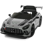 Mercedes AMG GT3 EVO 12V Kids Ride-On Car with R/C Parental Remote | Gray