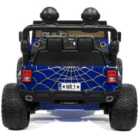 Moderno Kids Trail Explorer 24V Kids Ride-On Car Truck with R/C Parental Remote | Spider Blue