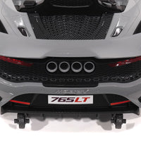 Moderno Kids McLaren 765LT 12V Kids Ride-On Car with R/C Parental Remote | Black