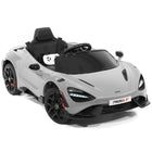 McLaren 765LT 12V Kids Ride-On Car with R/C Parental Remote | Gray