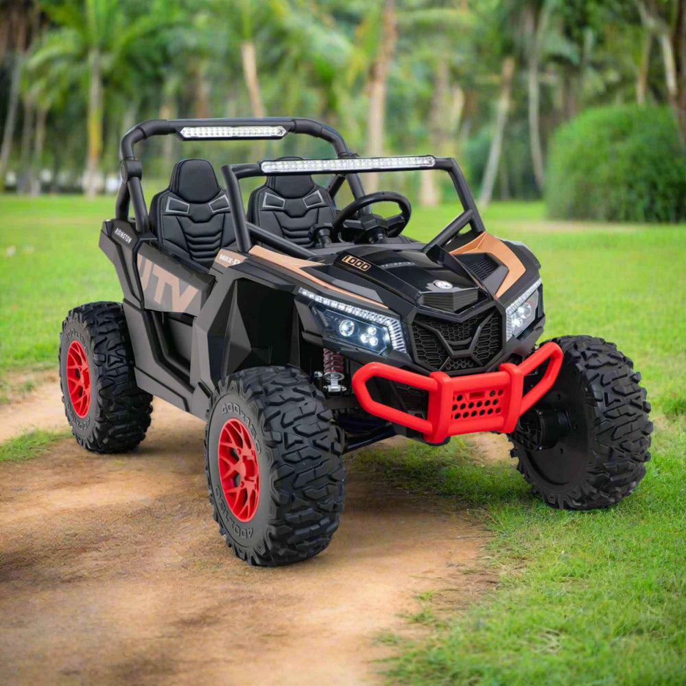 Moderno Kids Ridington MAX-R 24V Kids Ride-On UTV Buggy with R/C Parental Remote | Black