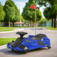 Moderno Kids 360° Drift Glider 24V Kids Ride-On Go-Kart | Blue