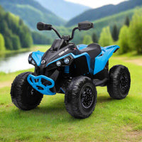 Moderno Kids Can-Am Renegade 24V 4WD Kids Ride-On ATV Quad | Blue
