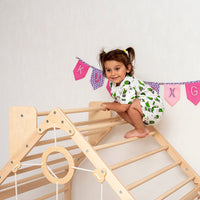 Moderno Kids Kids Wooden Climbing Playhouse