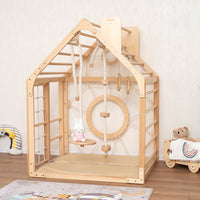 Moderno Kids Kids Wooden Climbing Playhouse
