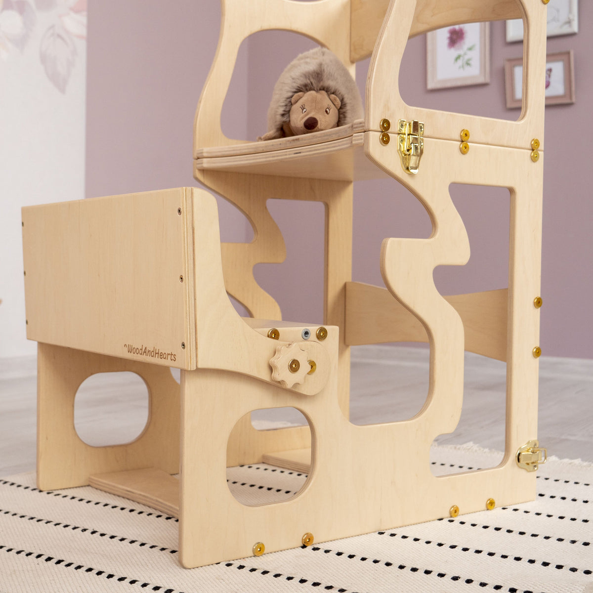 Moderno Kids Kids Convertible Kitchen Tower