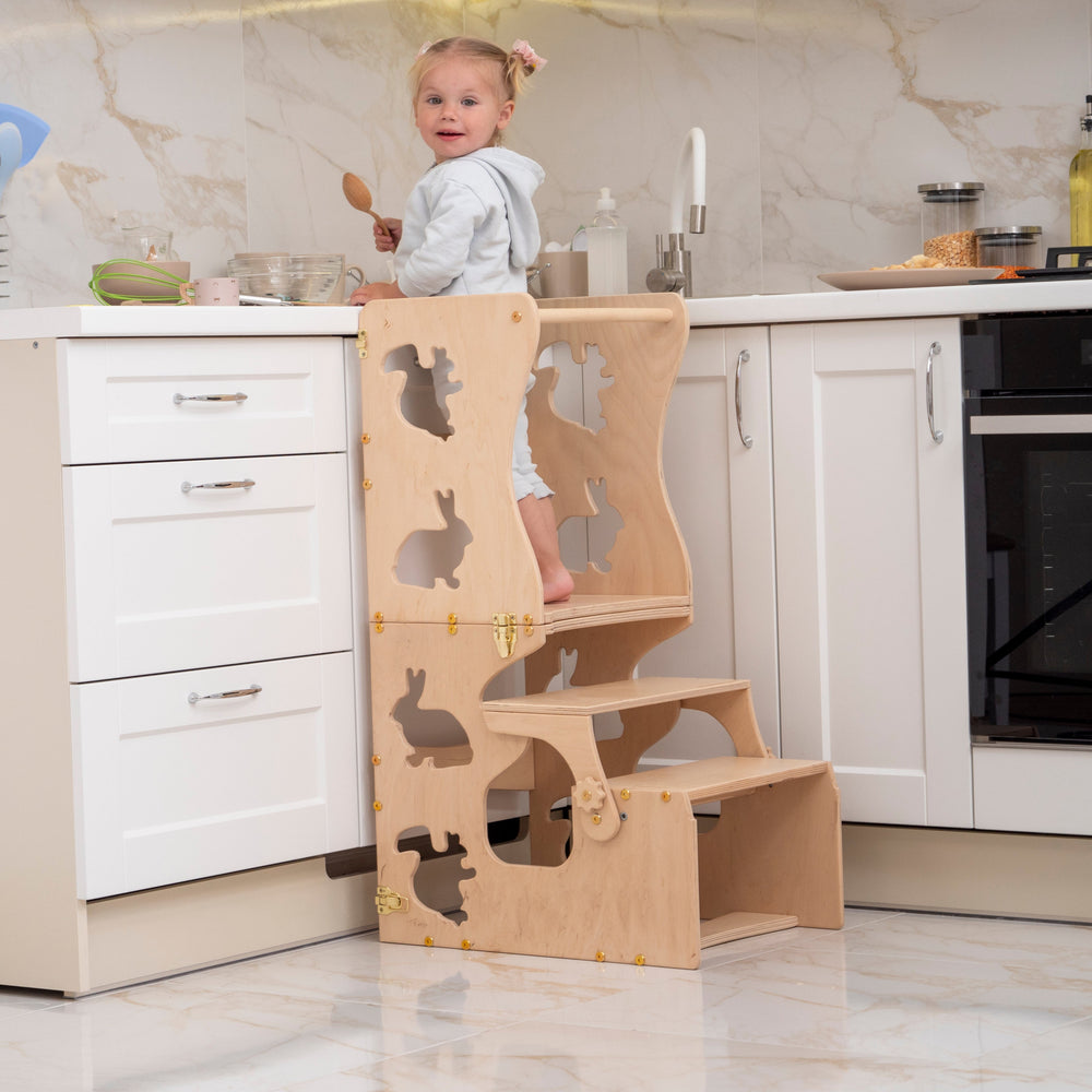 Moderno Kids Kids Convertible Kitchen Tower