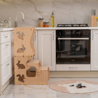 Moderno Kids Kids Convertible Kitchen Tower