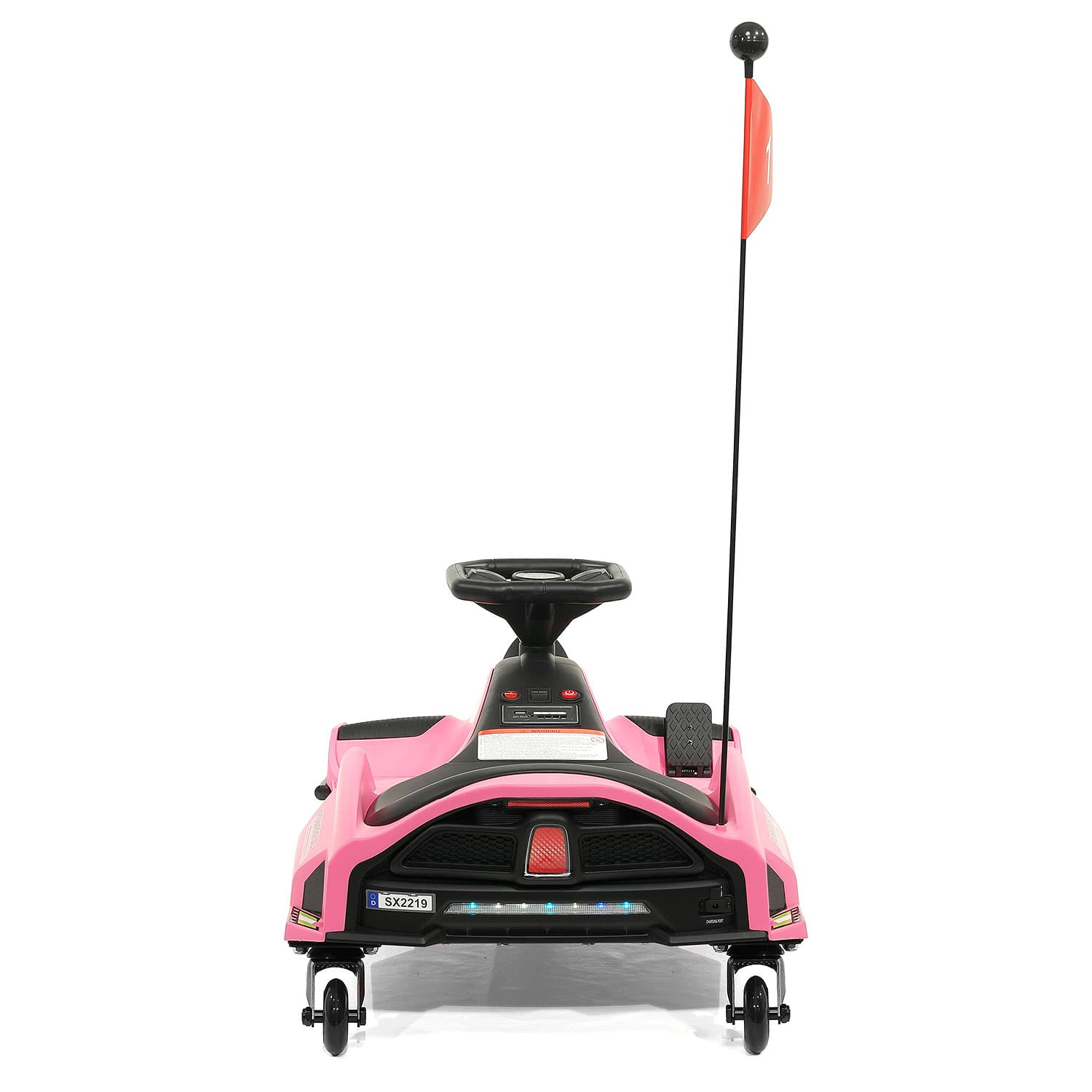 Moderno Kids 360° Drift Glider 24V Kids Ride-On Go-Kart | Pink