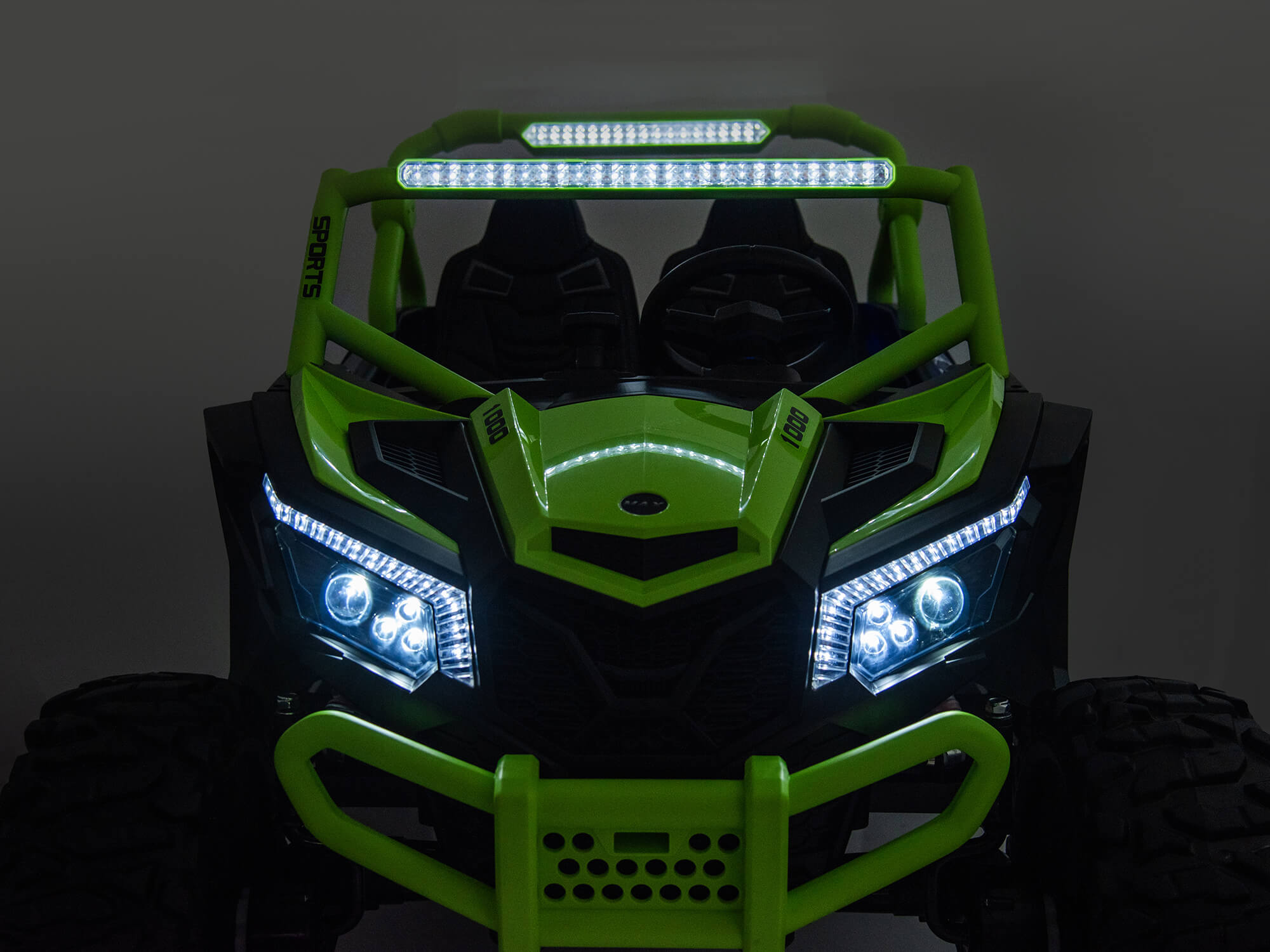 Moderno Kids Ridington MAX-R 24V Kids Ride-On UTV Buggy with R/C Parental Remote | Green