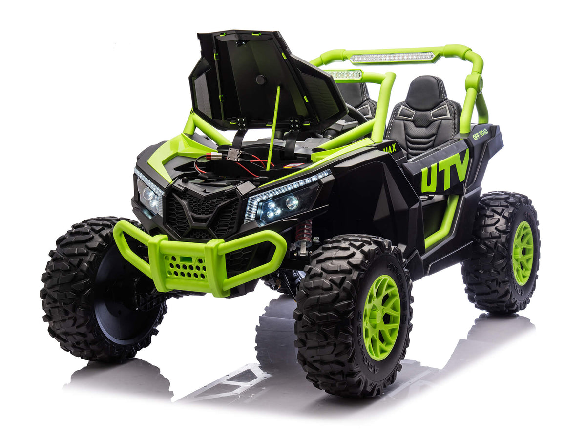 Moderno Kids Ridington MAX-R 24V Kids Ride-On UTV Buggy with R/C Parental Remote | Green