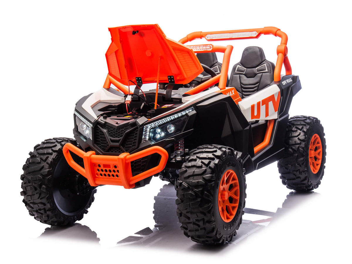 Moderno Kids Ridington MAX-R 24V Kids Ride-On UTV Buggy with R/C Parental Remote | Orange