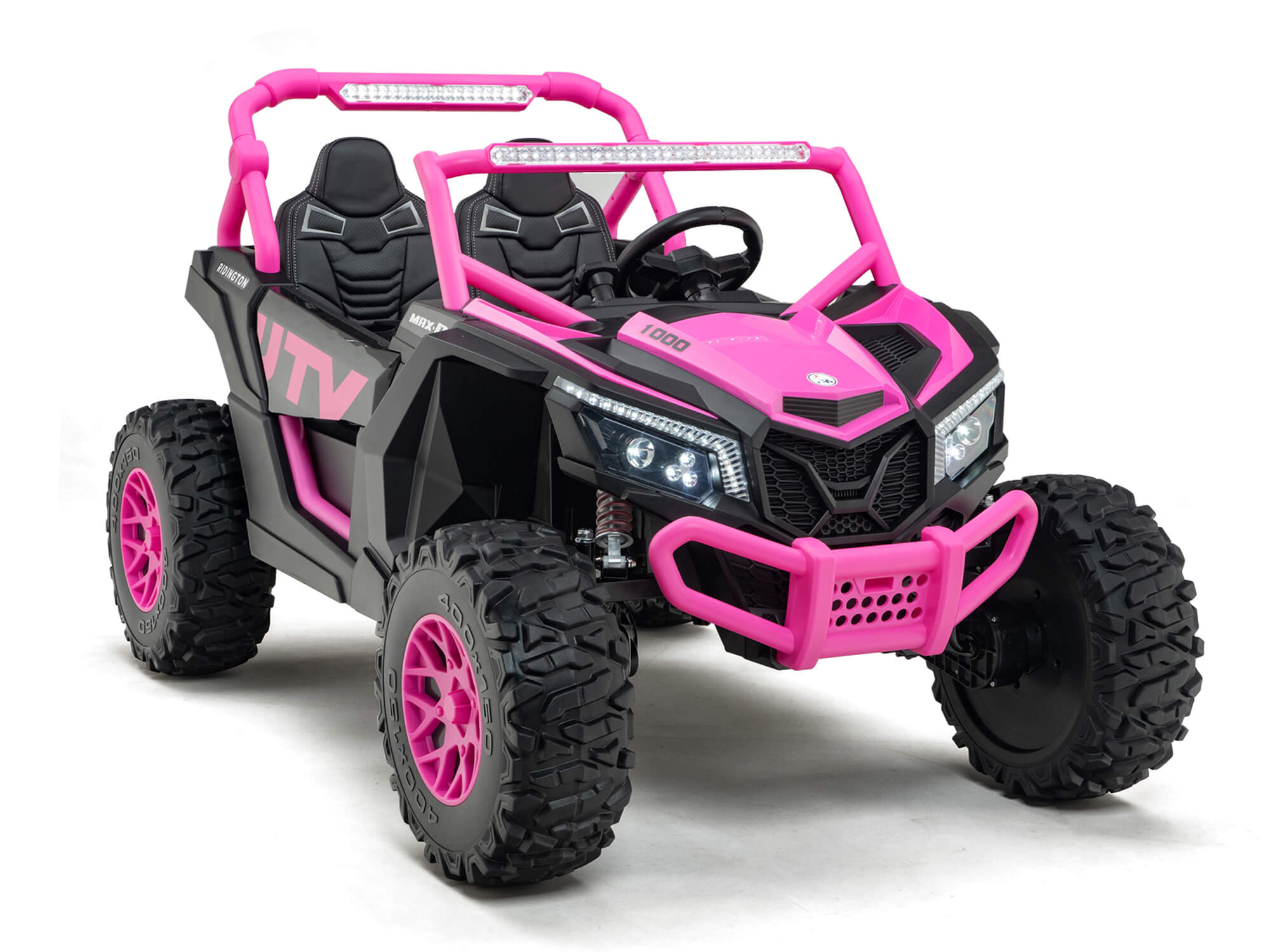 Moderno Kids Ridington MAX-R 24V Kids Ride-On UTV Buggy with R/C Parental Remote | Pink