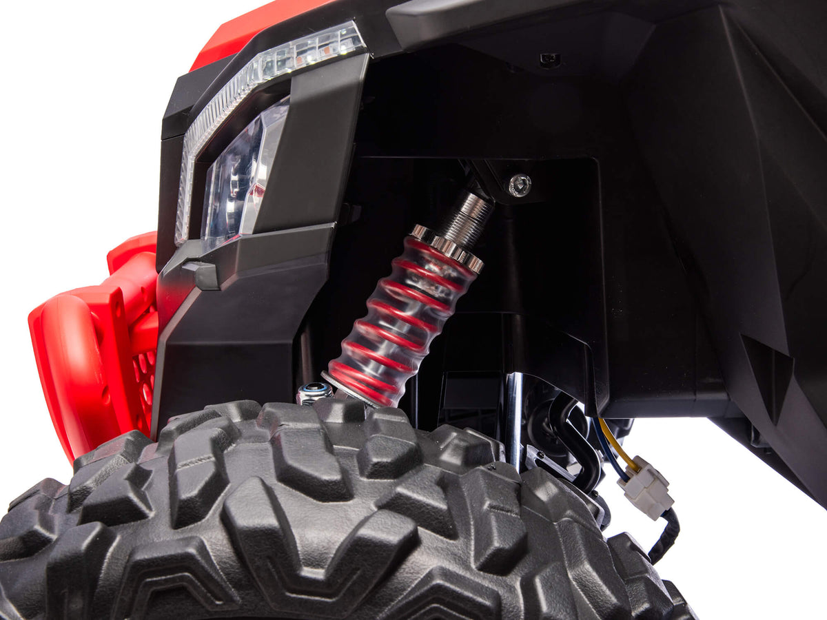 Moderno Kids Ridington MAX-R 24V Kids Ride-On UTV Buggy with R/C Parental Remote | Red