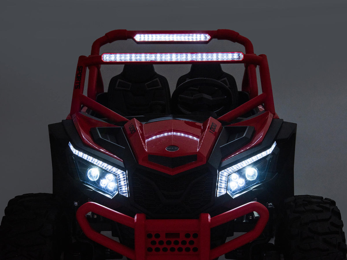 Moderno Kids Ridington MAX-R 24V Kids Ride-On UTV Buggy with R/C Parental Remote | Red