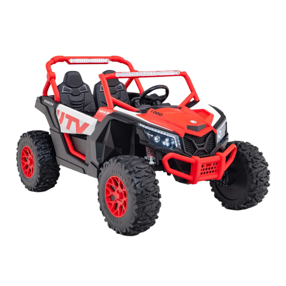 Moderno Kids Ridington MAX-R 24V Kids Ride-On UTV Buggy with R/C Parental Remote | Red-White