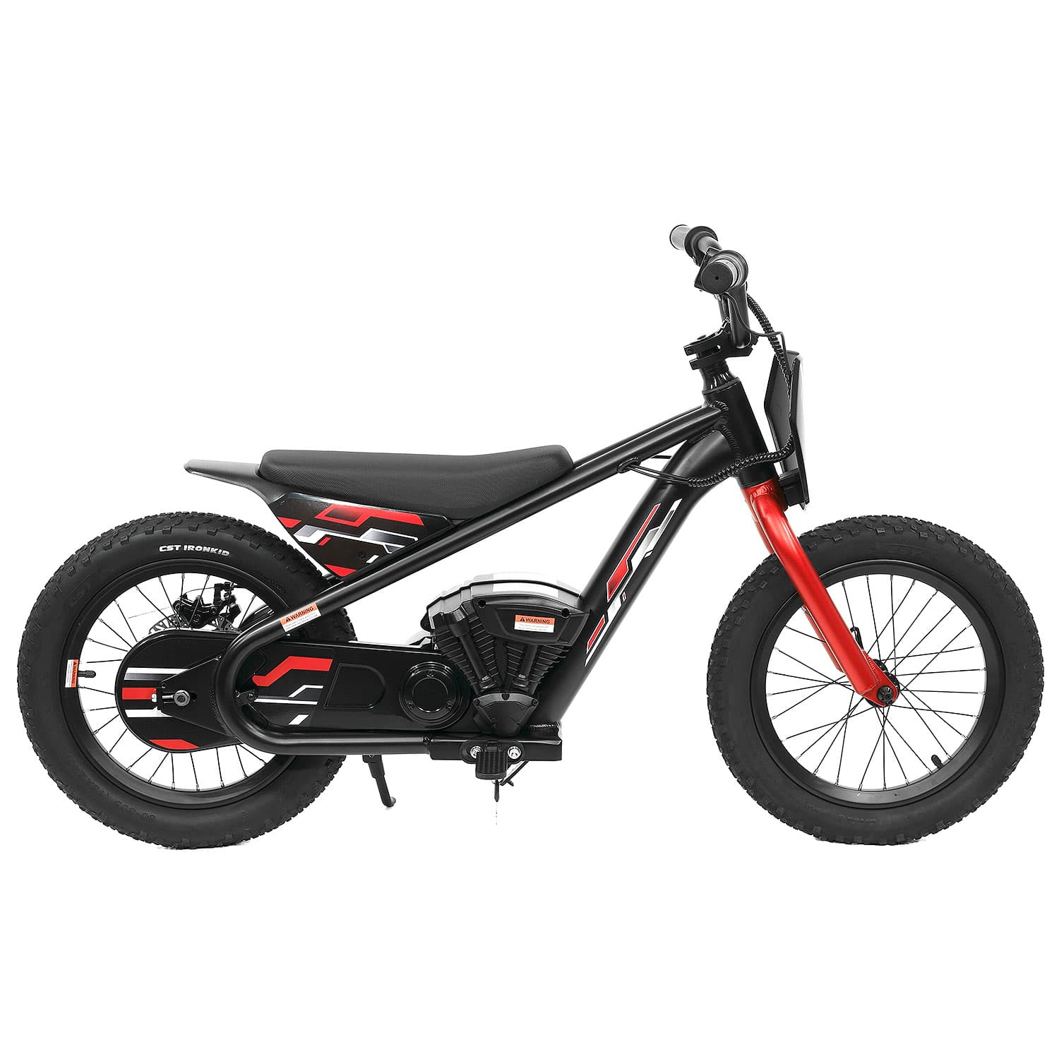 Moderno Kids Big Kids 24V Electric Ride-On Balance Bike Scooter | Black