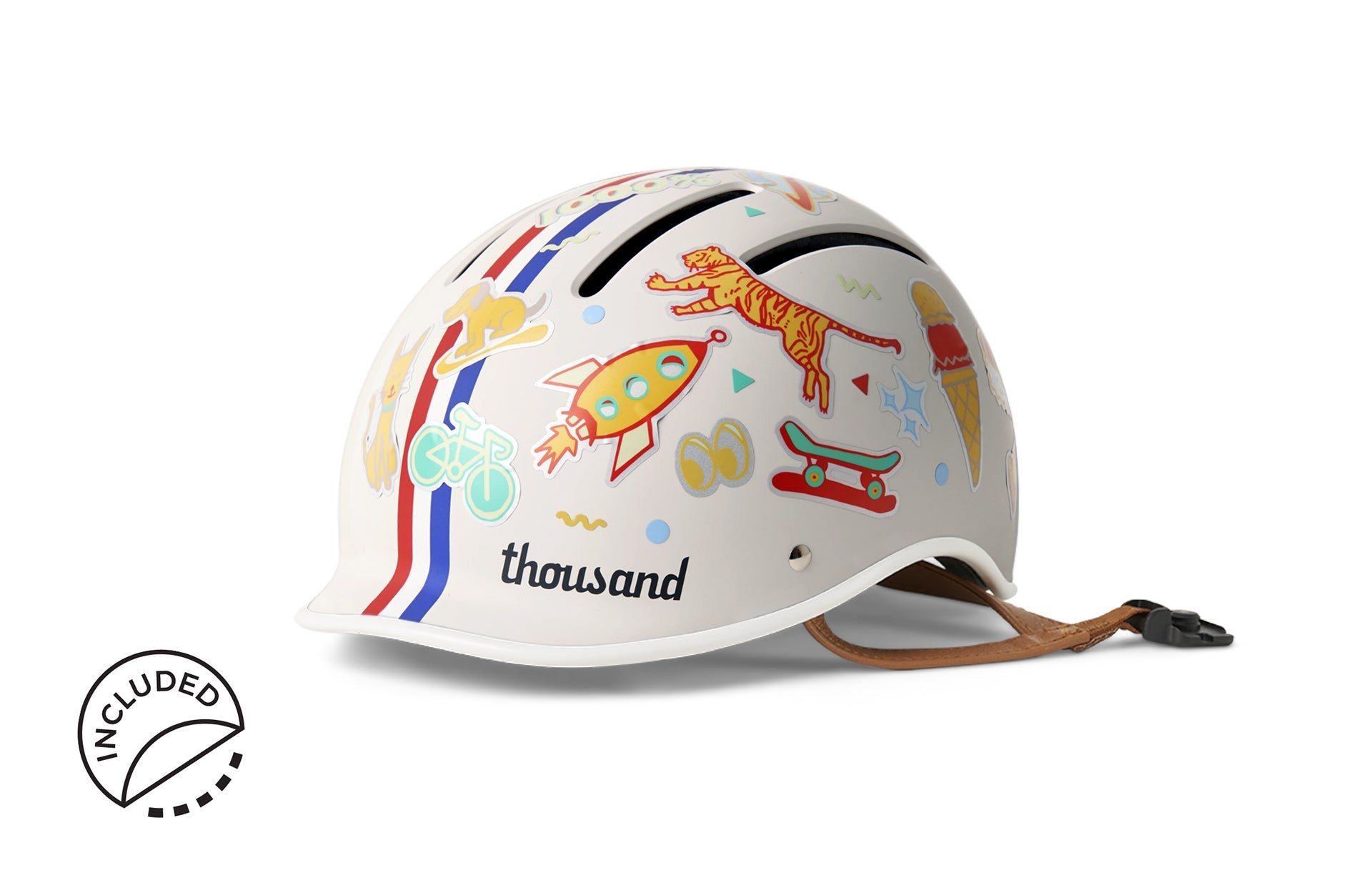Thousand Jr. Kids Safety Helmet (Multiple Colors)