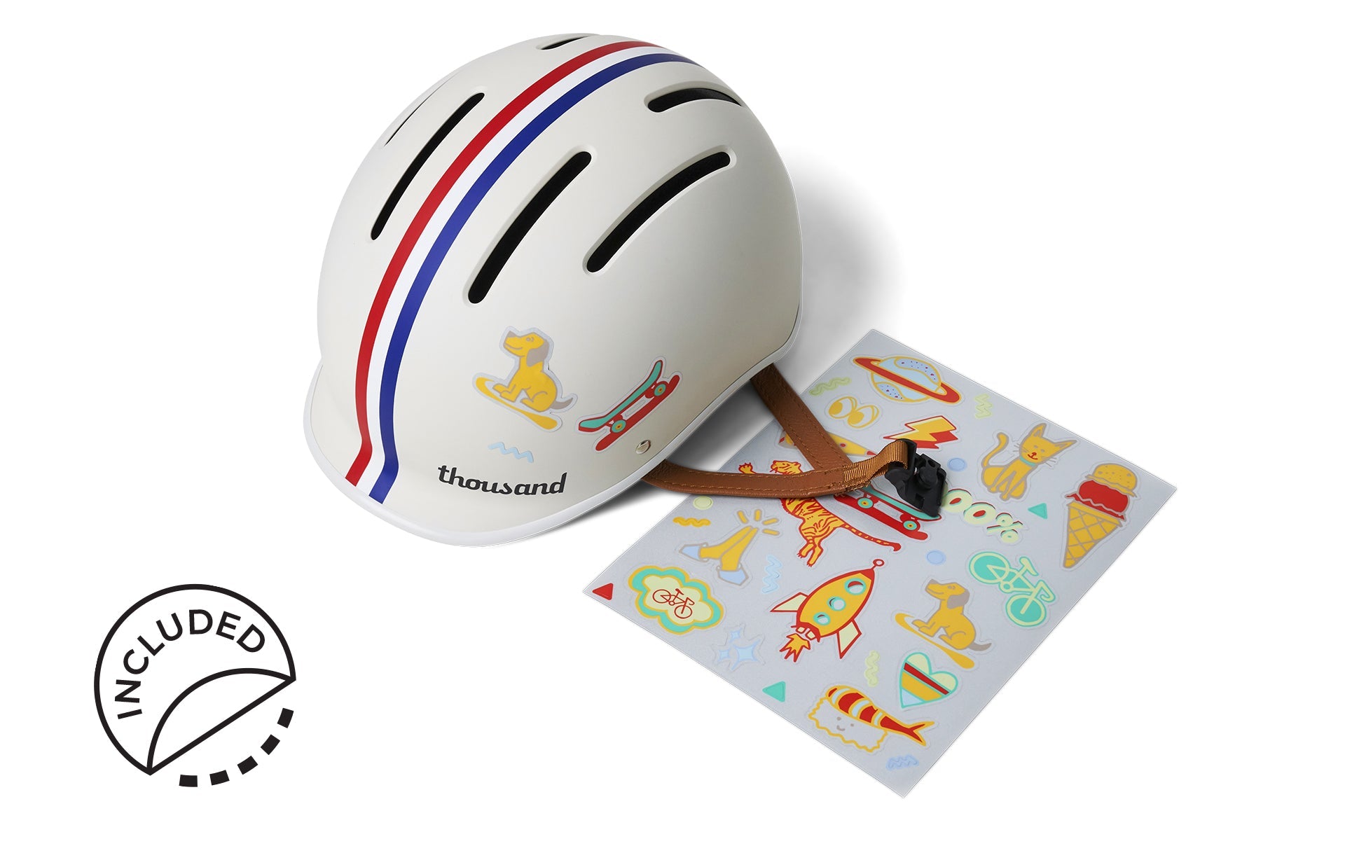Thousand Jr. Kids Safety Helmet (Multiple Colors)