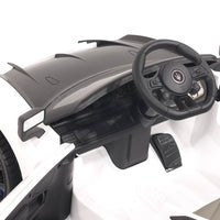 Moderno Kids Maserati GT2 24V Kids Ride-On Car with R/C Parental Remote | White