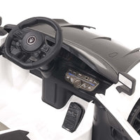 Moderno Kids Maserati GT2 24V Kids Ride-On Car with R/C Parental Remote | White