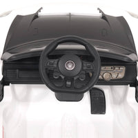 Moderno Kids Maserati GT2 24V Kids Ride-On Car with R/C Parental Remote | White