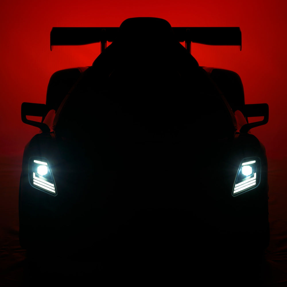 Moderno Kids Maserati GT2 24V Kids Ride-On Car with R/C Parental Remote | White