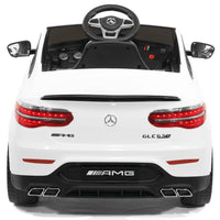 Moderno Kids Mercedes AMG GLC 63S 12V 4WD Kids Ride-On Car with R/C Parental Remote | White