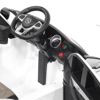 Moderno Kids Mercedes AMG GLC 63S 12V 4WD Kids Ride-On Car with R/C Parental Remote | White