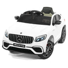 Mercedes AMG GLC 63S 12V 4WD Kids Ride-On Car with R/C Parental Remote | White