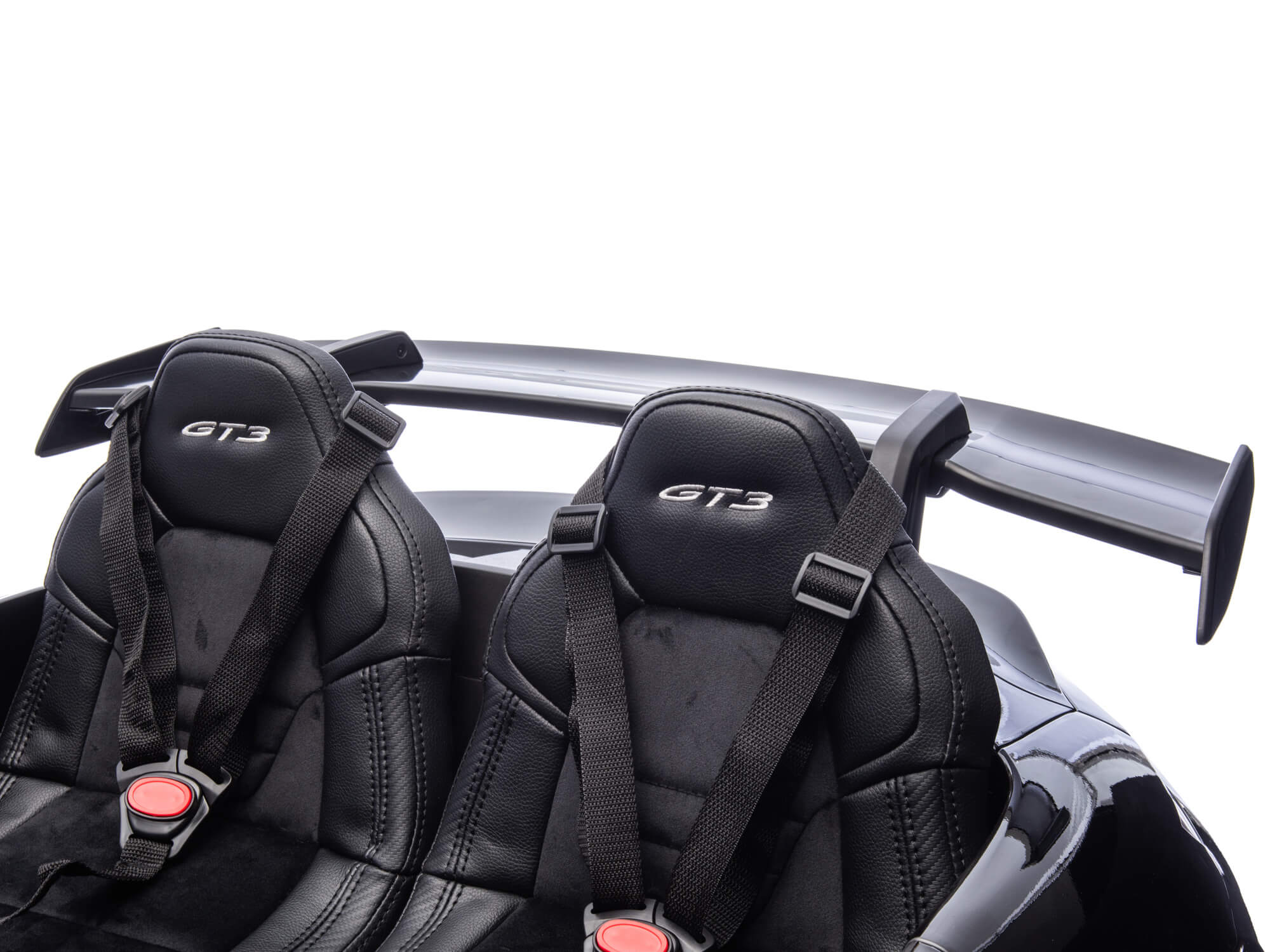 Moderno Kids Porsche 911 GT3 24V Kids 2 (Two) Seater Ride On Car | Black