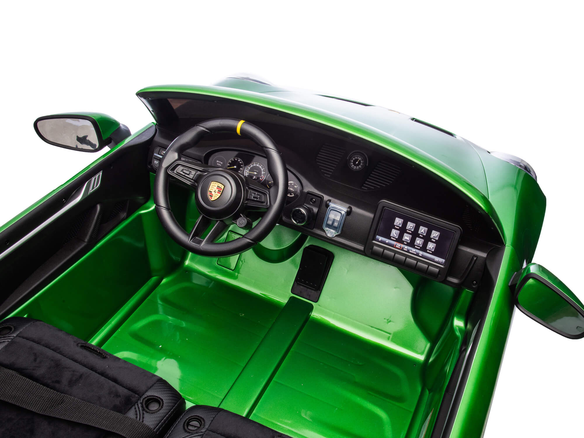 Moderno Kids Porsche 911 GT3 24V Kids 2 (Two) Seater Ride On Car | Green