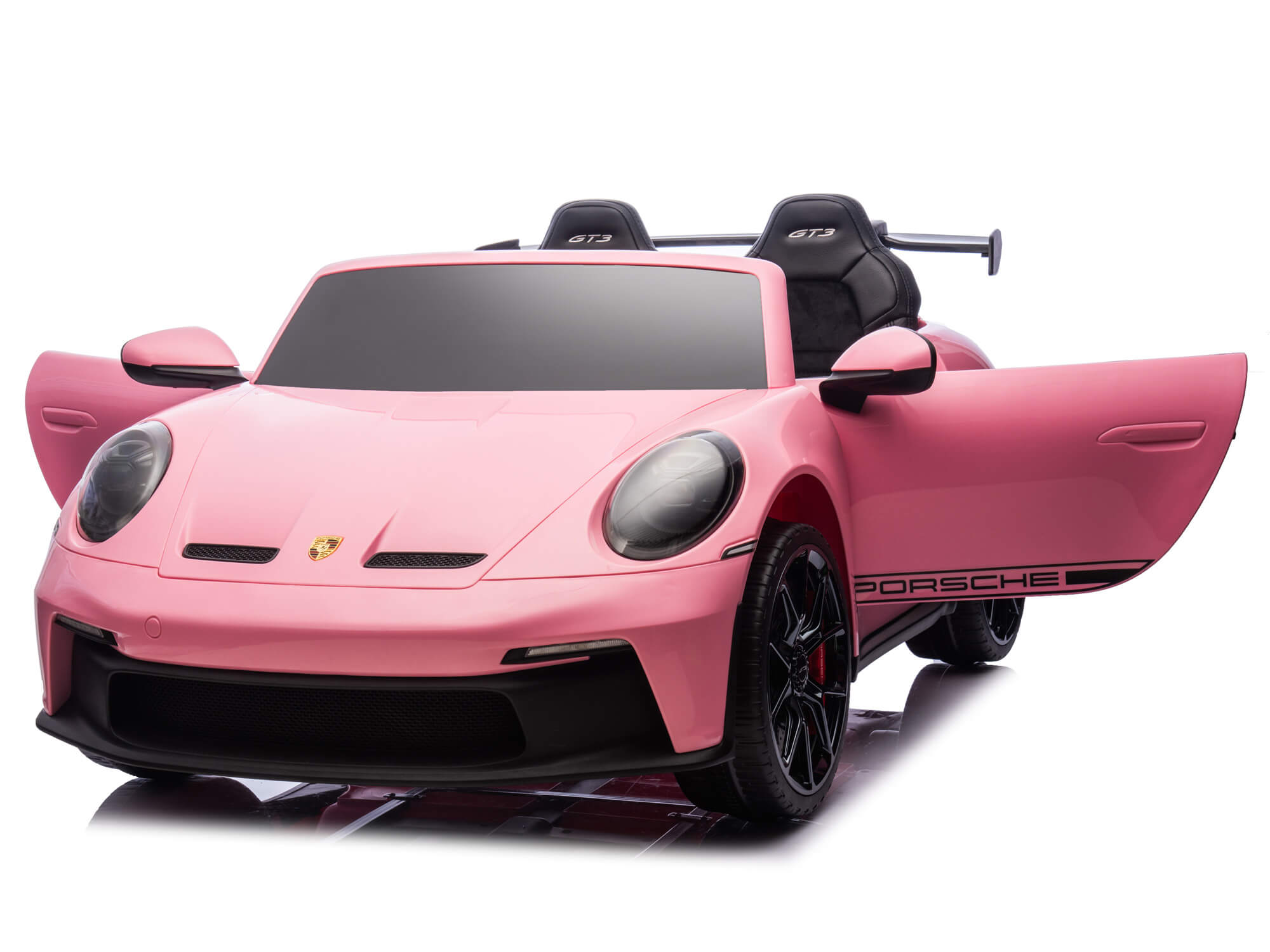 Moderno Kids Porsche 911 GT3 24V Kids 2 (Two) Seater Ride On Car | Pink