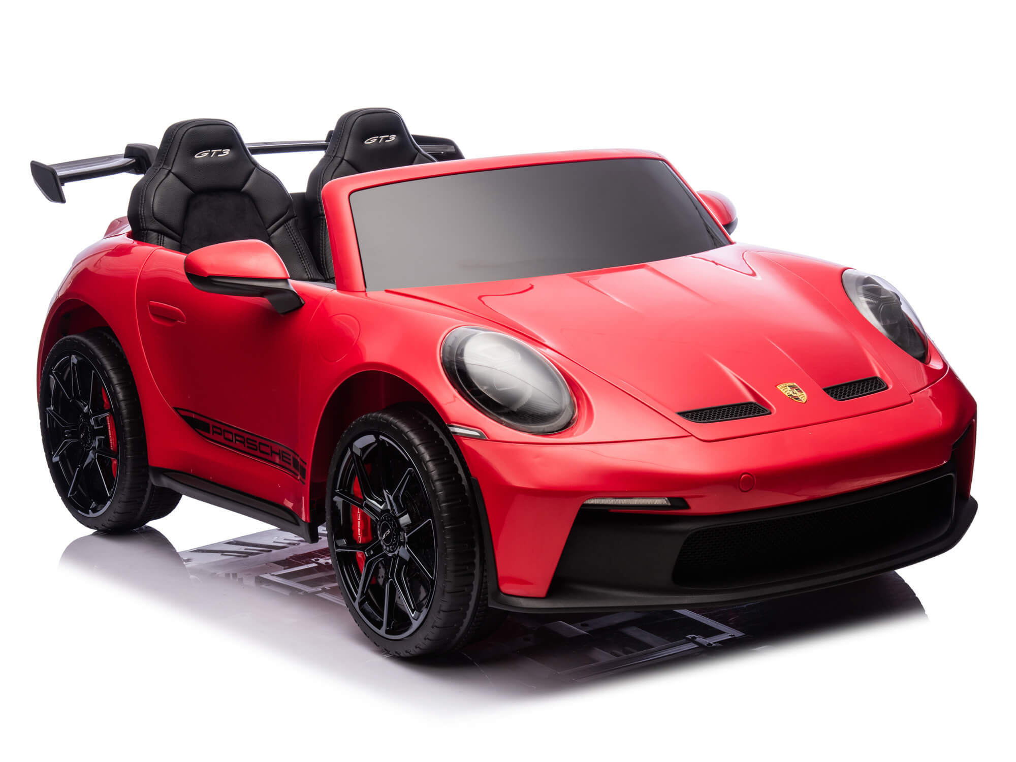Moderno Kids Porsche 911 GT3 24V Kids 2 (Two) Seater Ride On Car | Red