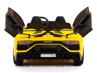 Moderno Kids Lamborghini Aventador SVJ Drift Edition 24V Kids Ride-On Car with R/C Parental Remote | Yellow