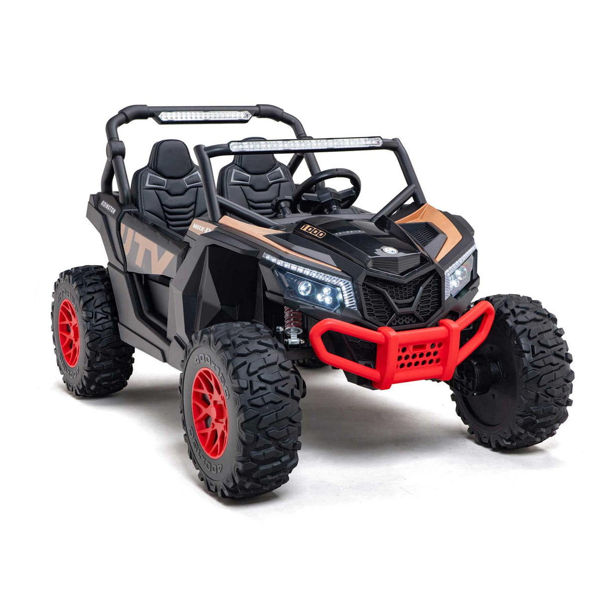 Moderno Kids Ridington MAX-R 24V Kids Ride-On UTV Buggy with R/C Parental Remote | Black